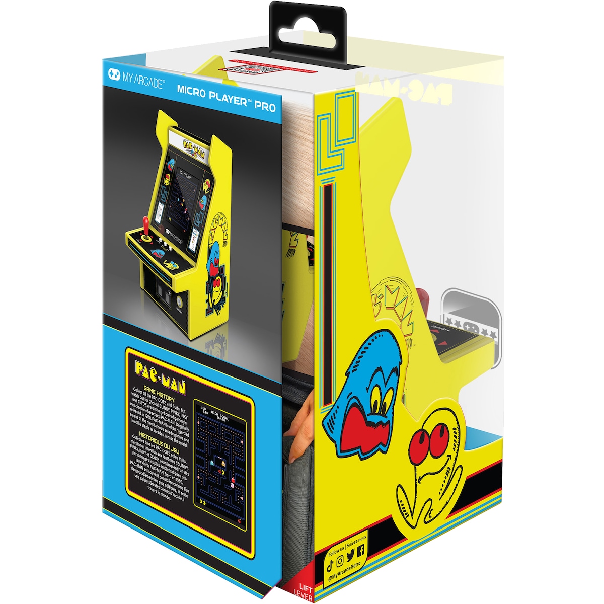 My Arcade Micro Player Pro 6,7” Pac-Man retro spillkonsoll