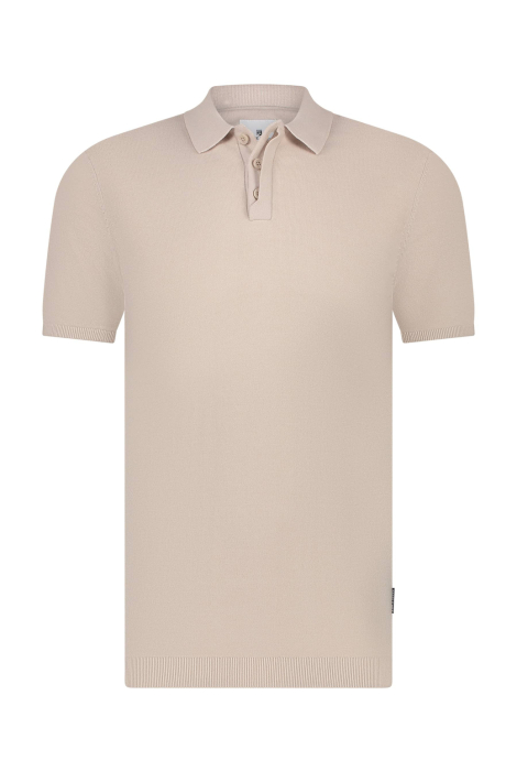 State of Art beige heren polo