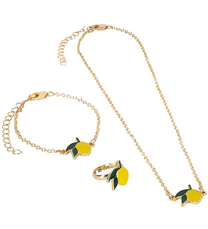 Konges Sløjd Schmuckset - Lemon - Gold