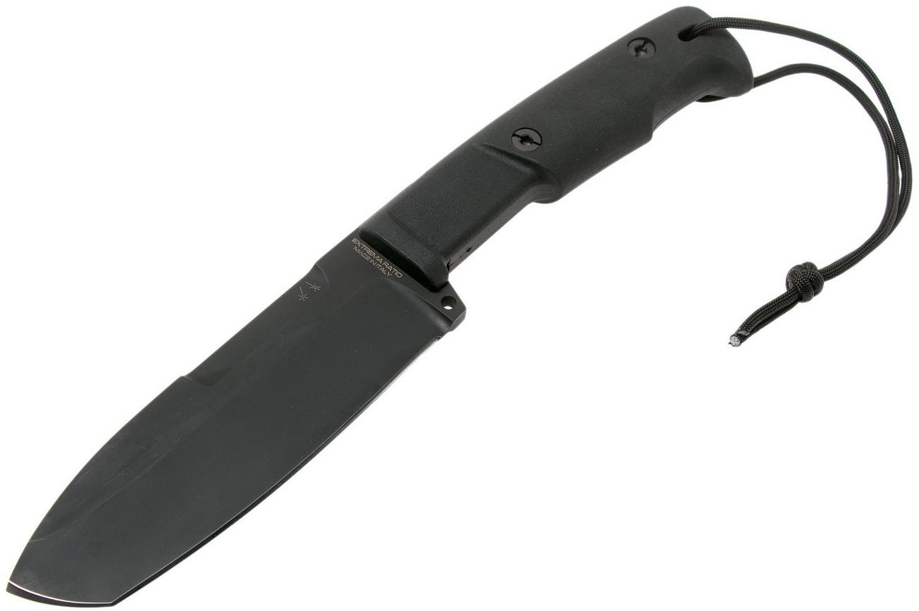 Extrema Ratio Selvans, Black 04.1000.0129/BLK-GNK vaststaand mes