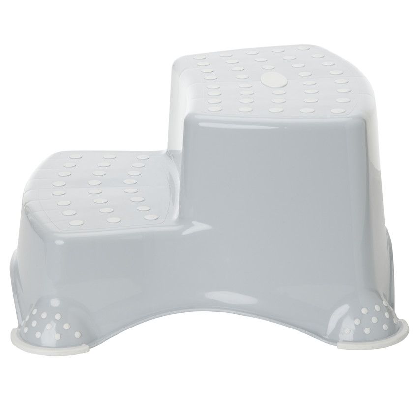 Marchepied double Popotam 2.0 gris - Ecru