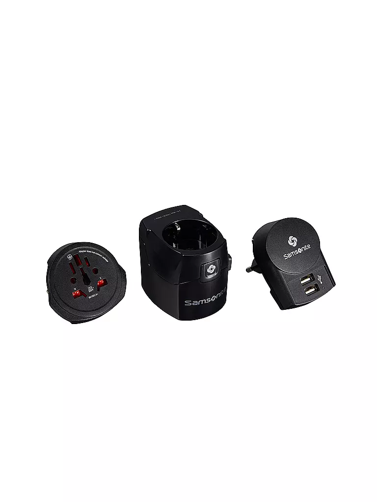 SAMSONITE Weltweiter Adapter 3-Polig  schwarz