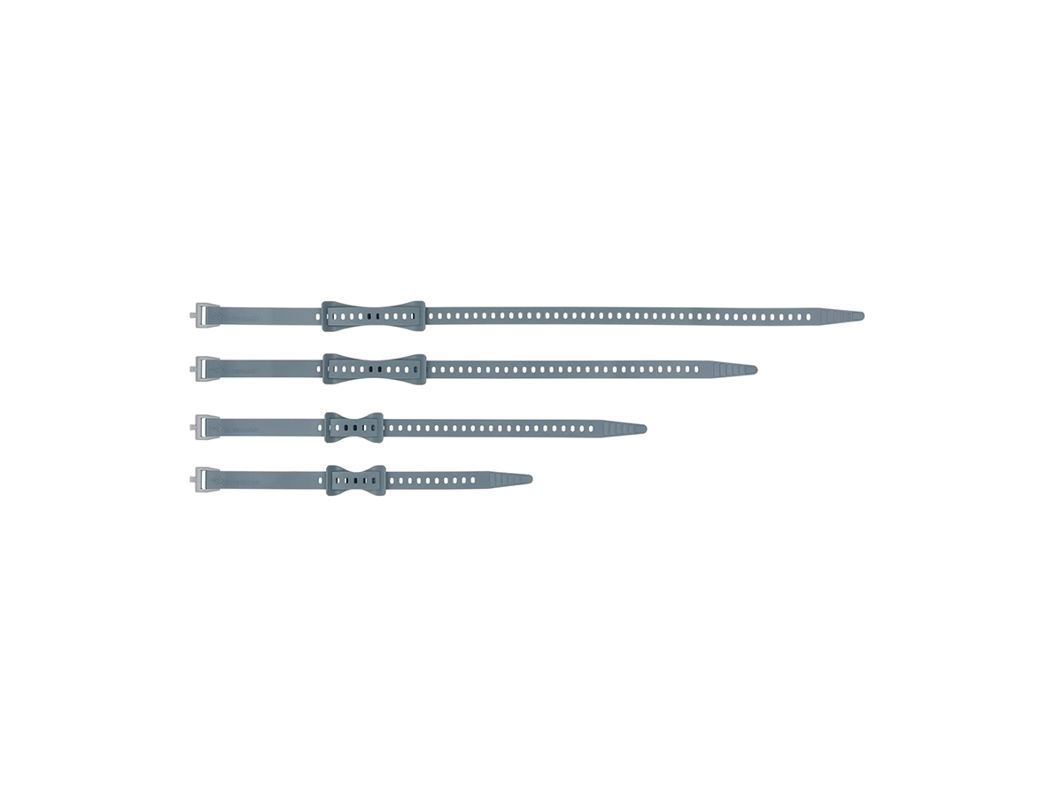 Sea To Summit Stretch-Lock TPU-bandjes 4 stuks - Dusk Grey