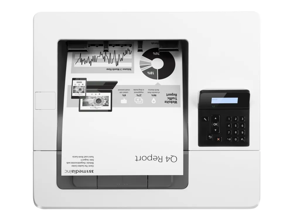HP LaserJet Pro M501dn - Printer - S/H - Duplex - laser - A4/Legal - 4800 x 600 dpi - op til 43 spm - kapacitet: 650 ark - USB 2.0, Gigabit LAN, USB 2.0 vært