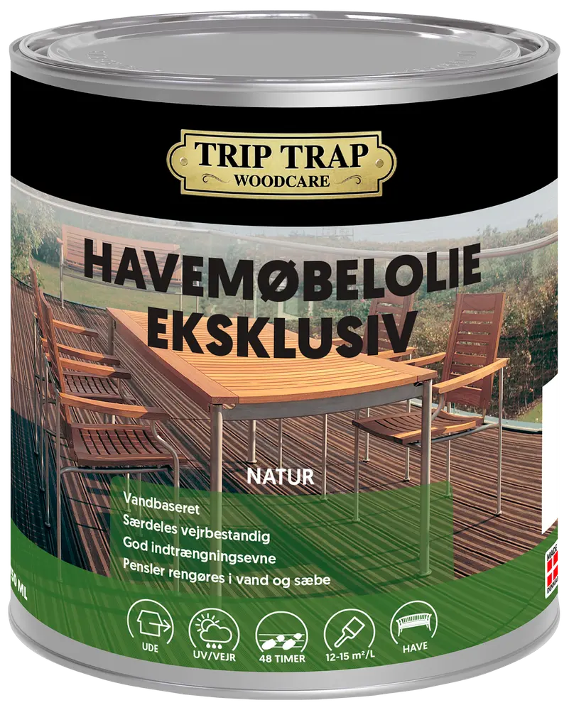 Trip Trap havemøbelolie 0,75 L - Natur