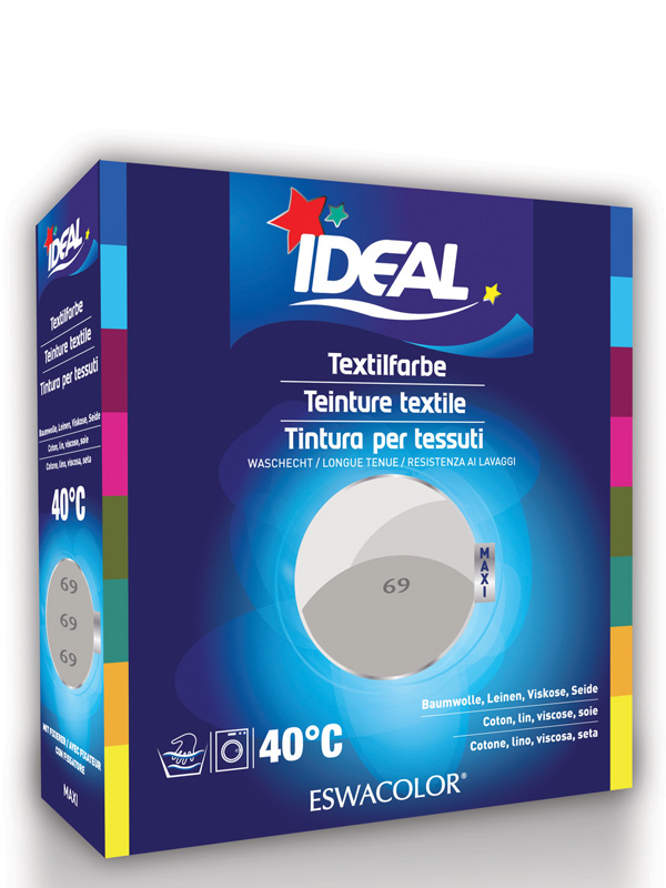 IDEAL MAXI Baumwolle Color No69 hellgrau 1 Stk