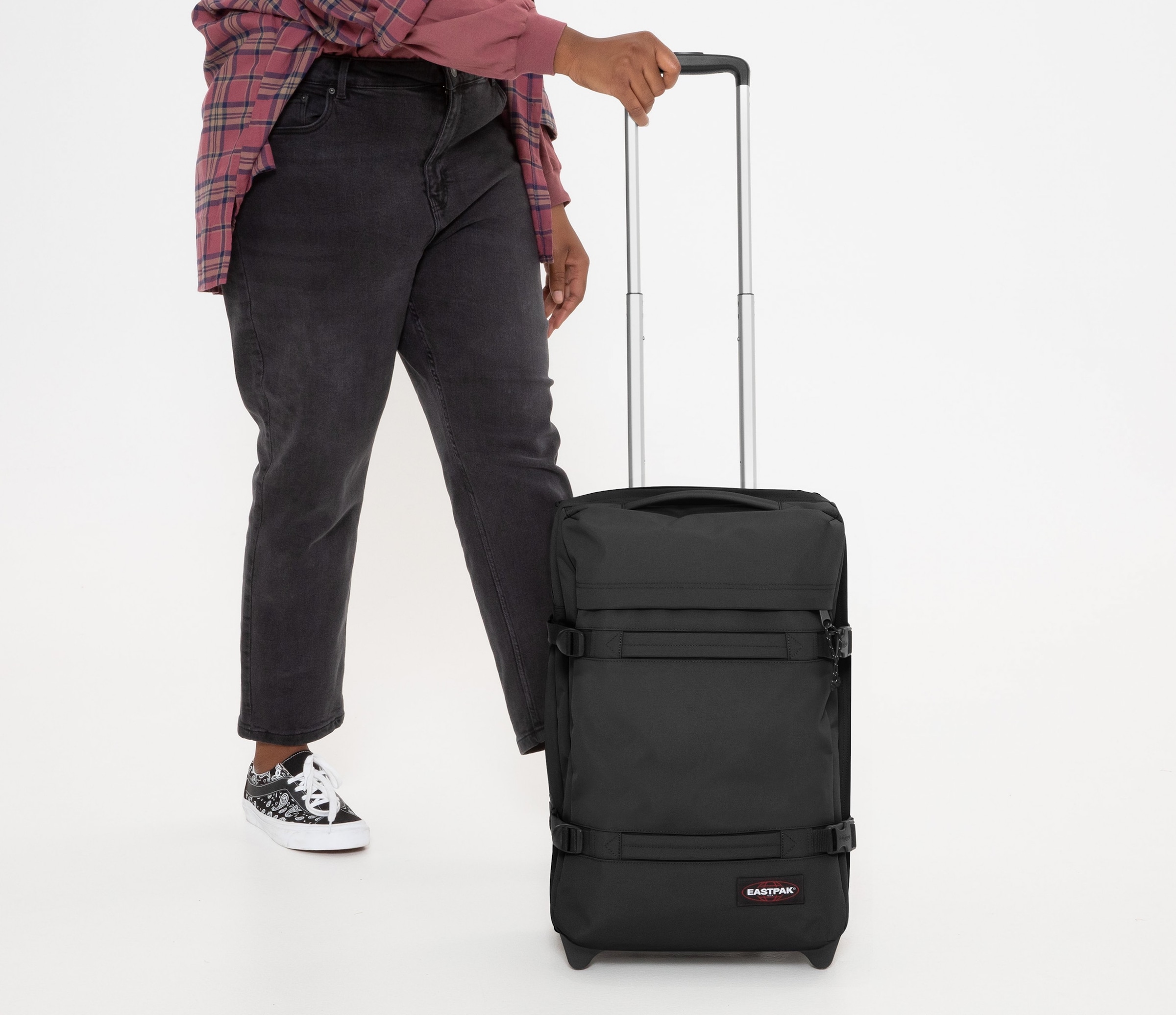 Eastpak Weichgepäck-Trolley »TRANSIT'R S« 42 l 2 Rollen Handgepäck-Koffer Reisegepäck Reisekoffer mit TSA Schloss Reisetasche