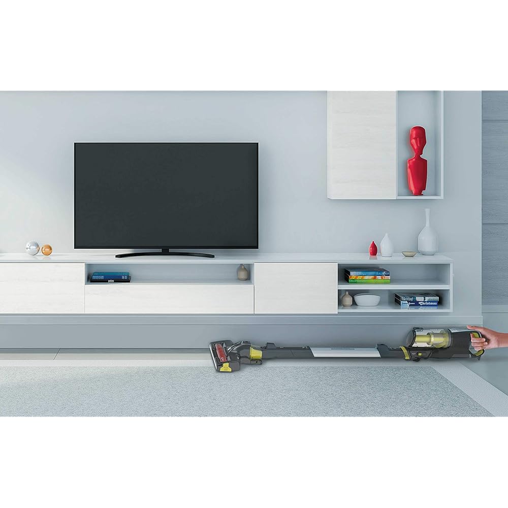 Hoover H-Free 500 HF522NPW, Aspirateur Balai sans Fil Puissant 22V, Autonomie 40 Min, Ultra léger, Affichage LED, Compact, Brosse Poils d’Animaux, Position Parking, Contrôle à Distance (Wi-FI) : Cuisine et Maison