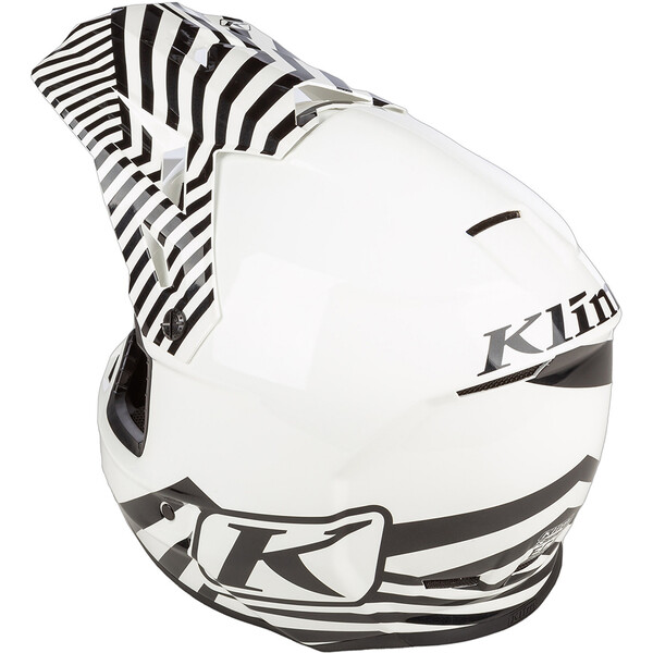 Klim - Casque F3 Carbon Off-Road Illusion Blanc / Noir
