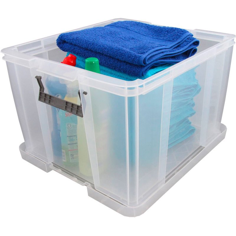 Boîte de rangement plastique 48 L WHITEFURZE Allstore - incolore