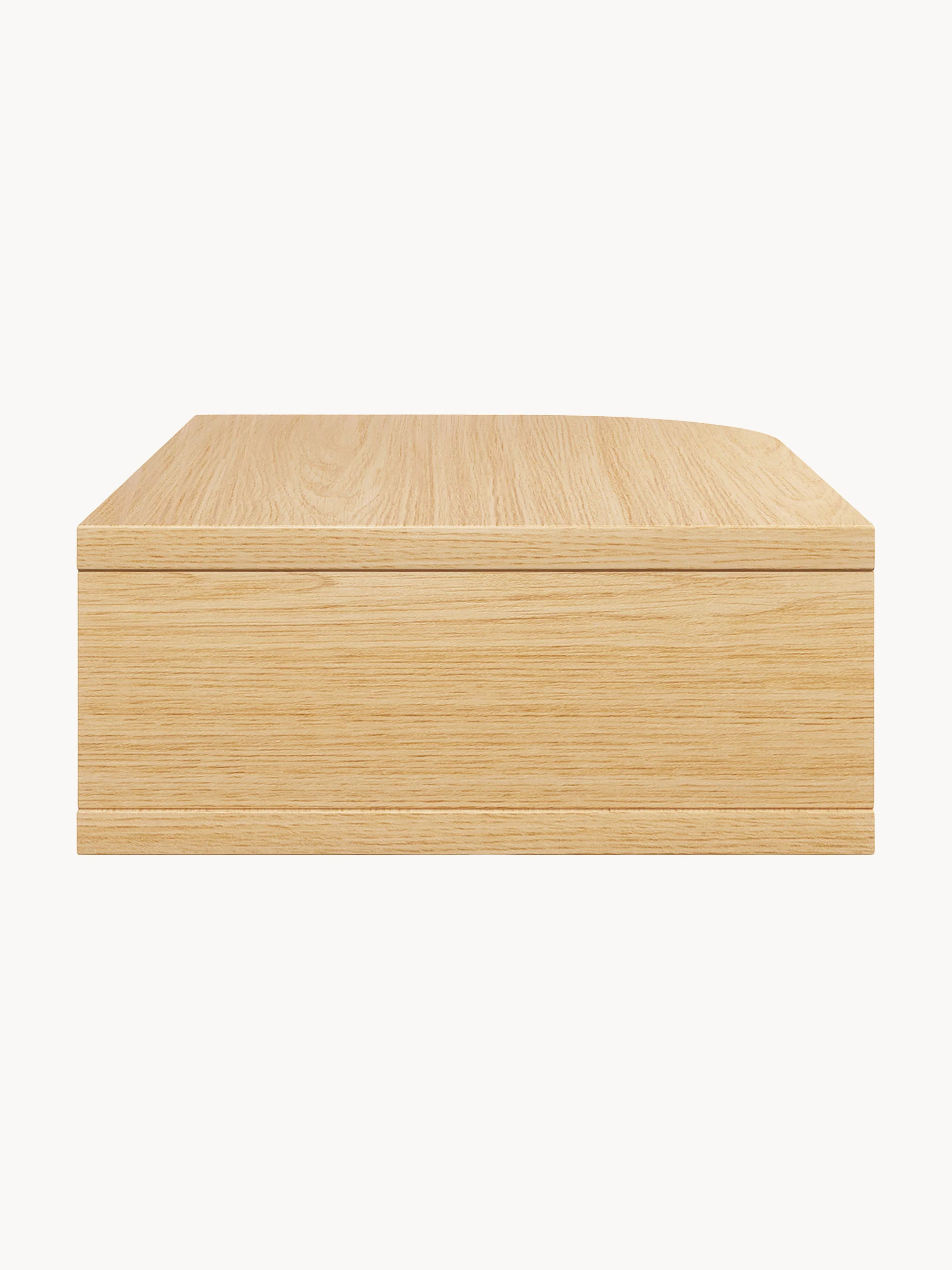 Houten wandnachtkastje Farsta Tambour met lade