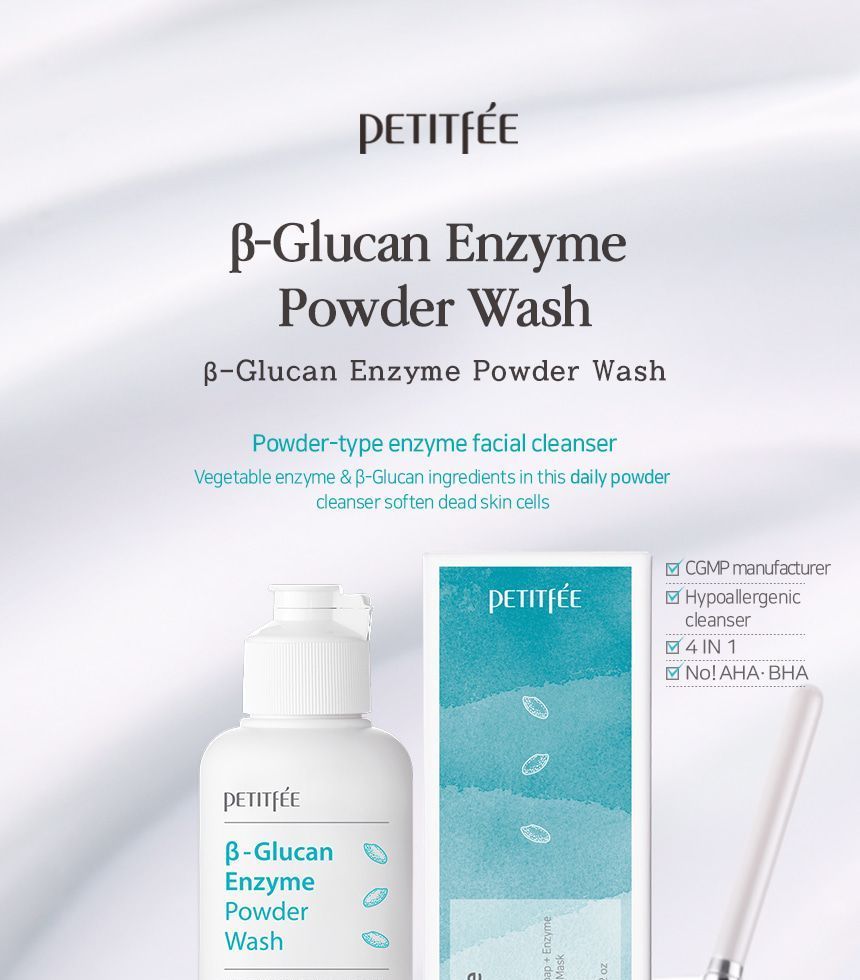 PETITFEE - Beta Glucan Enzym Poeder Wasmiddel 80g
