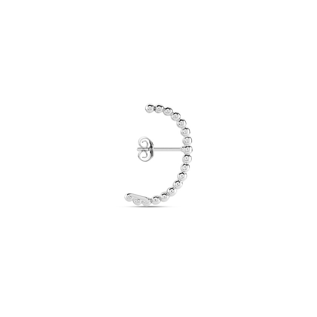 Bijoux D'oreilles Krabi Argent Blanc