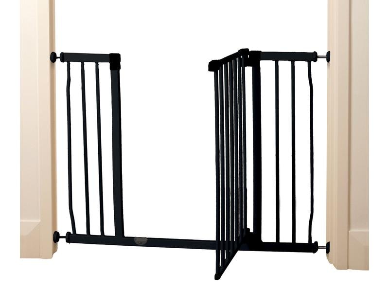 DREAMBABY Türschutzgitter Liberty Xtra wide 99 - 105.5 cm Extra breites Metall-Gangschutzgitter zum Einklemmen