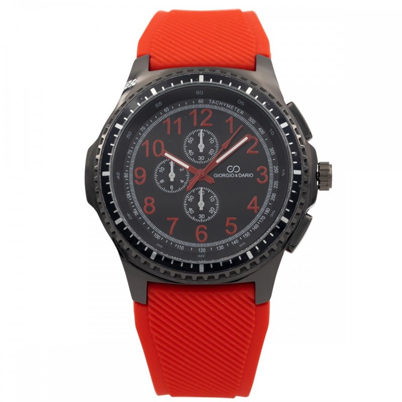 Montre Homme en Silicone Rouge GIORGIO