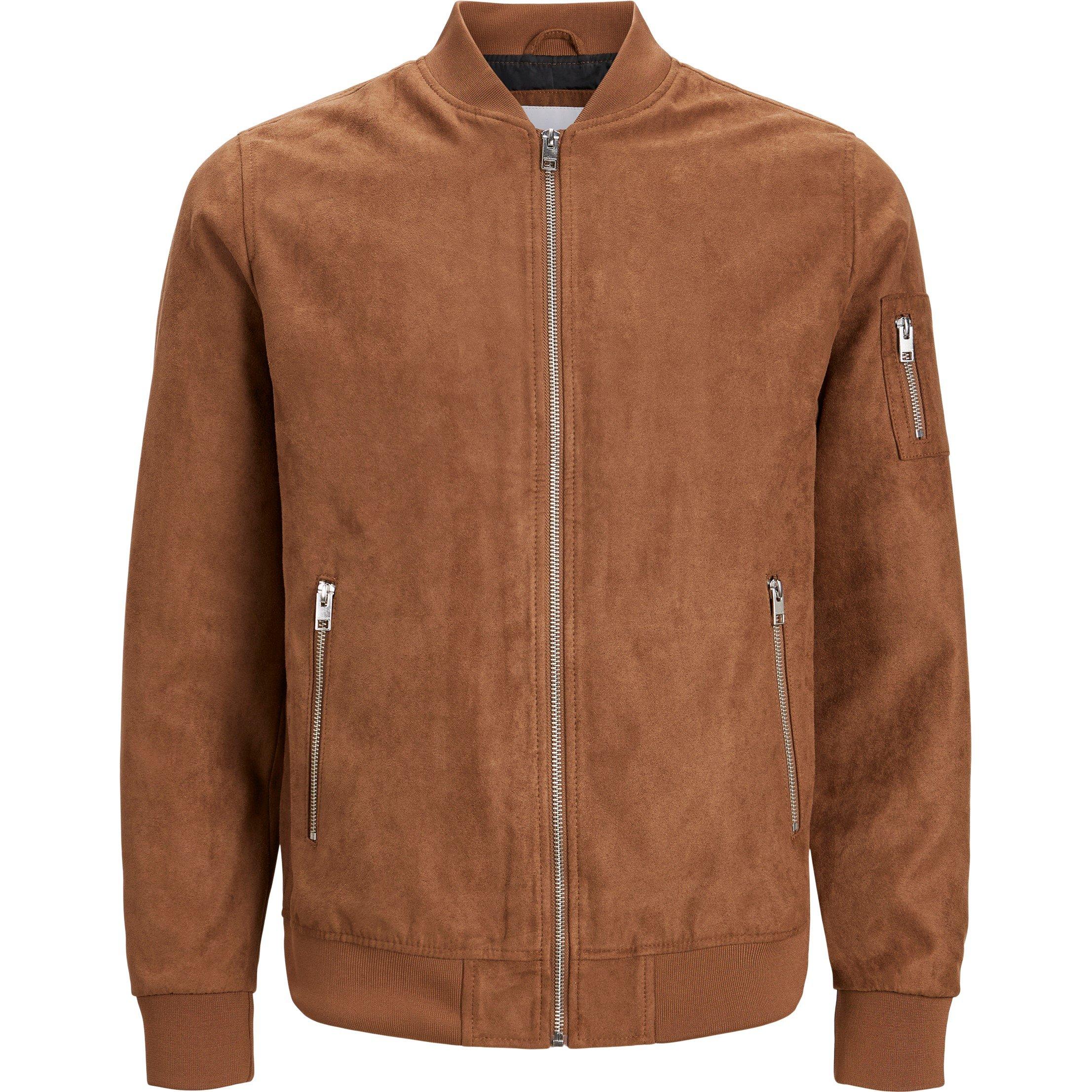 Jack and Jones Faux Suede Bomber
