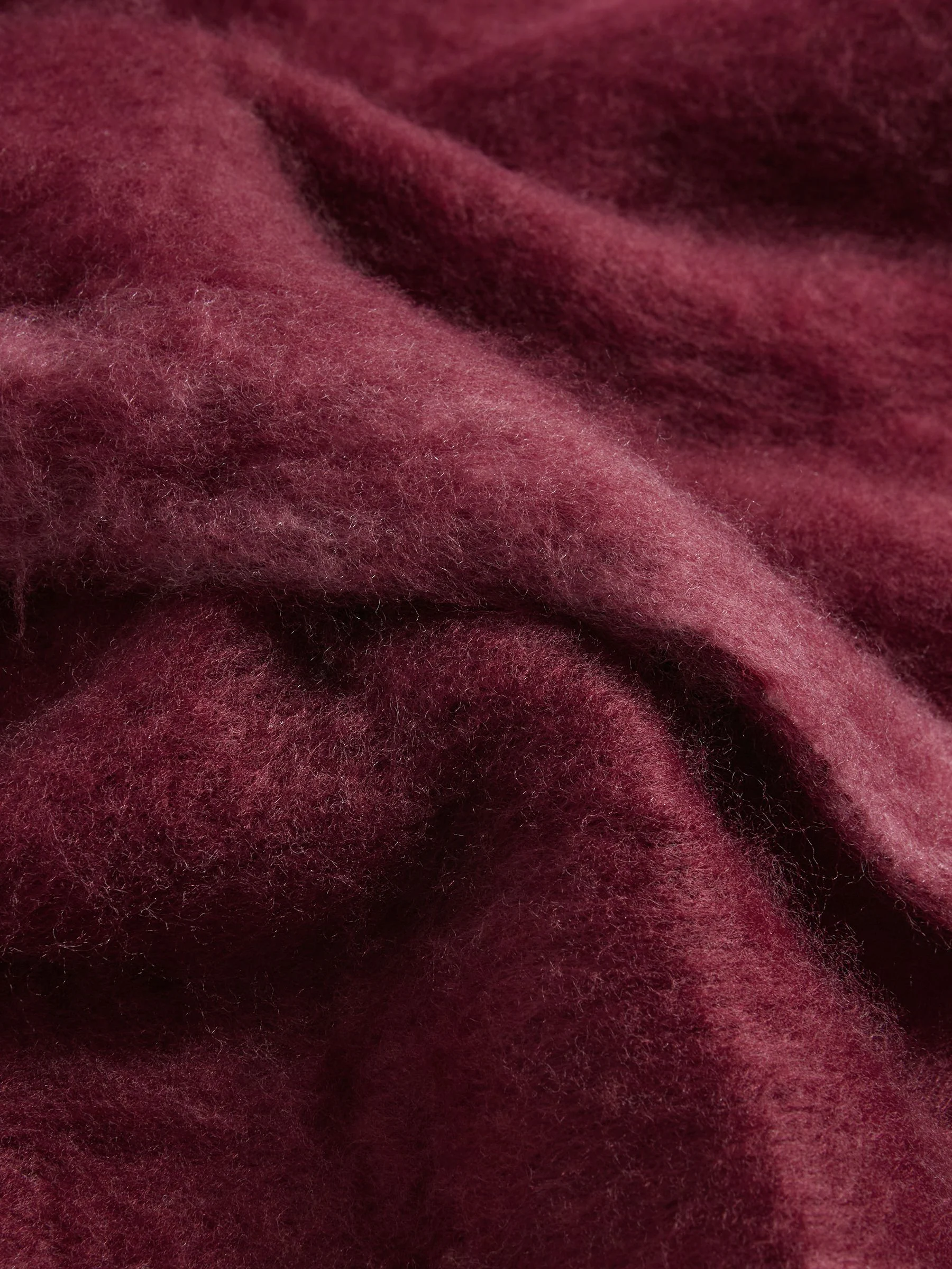 Bordeauxrood - Lipsy Cosy geborstelde sjaal