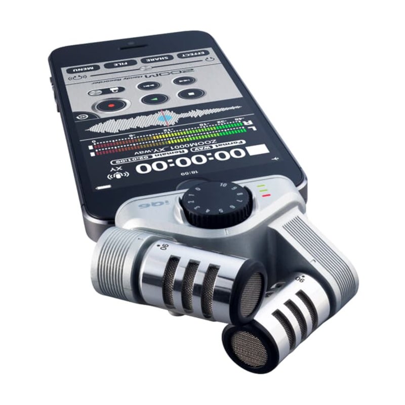 Zoom iQ6 XY stereo microfoon voor iPhone, iPod Touch en iPad