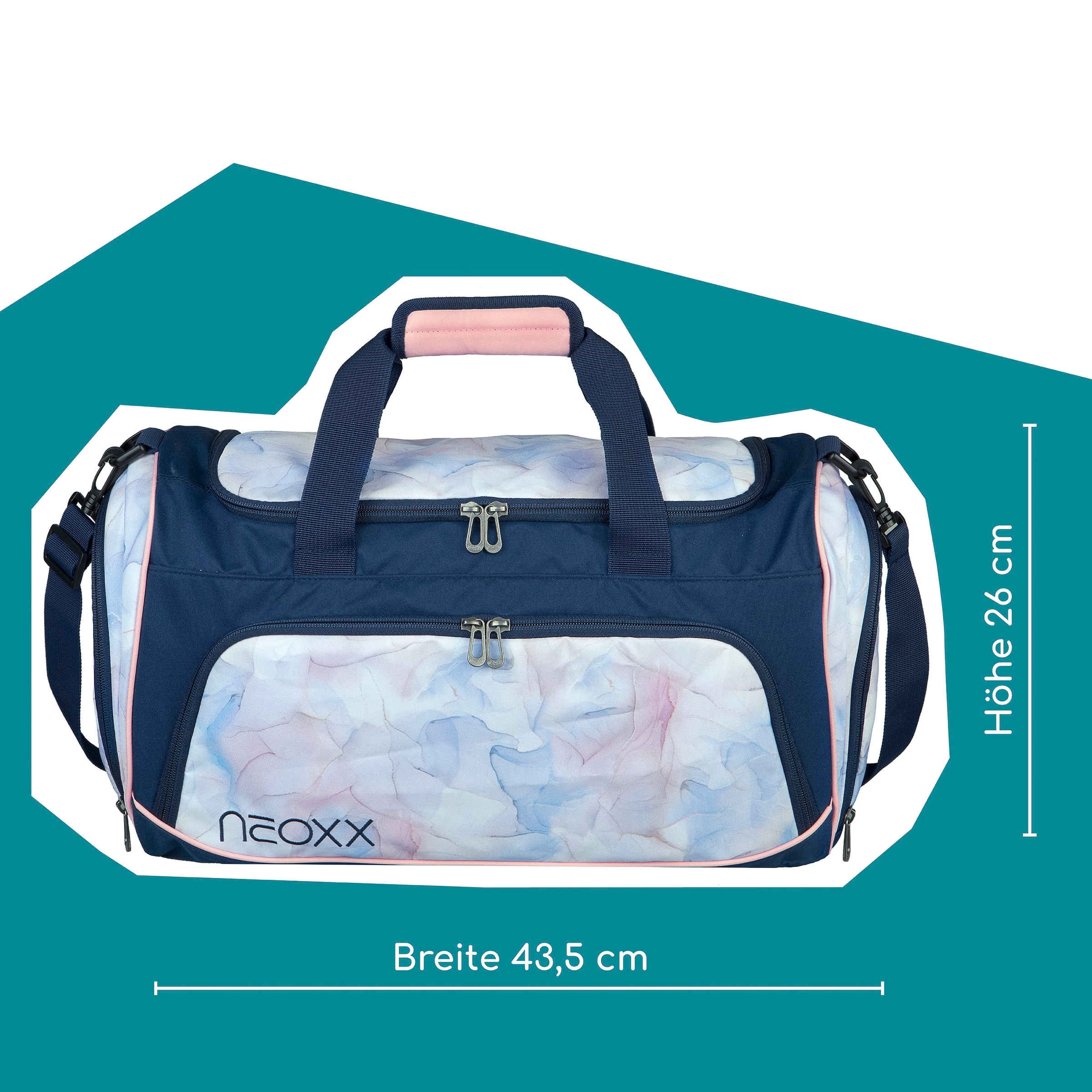 neoxx Sporttasche »Move, Dreaming of Pastel« teilweise aus recyceltem Material