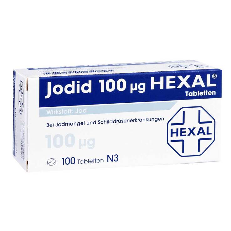 Jodid 100 µg HEXAL Tabletten, 100 St