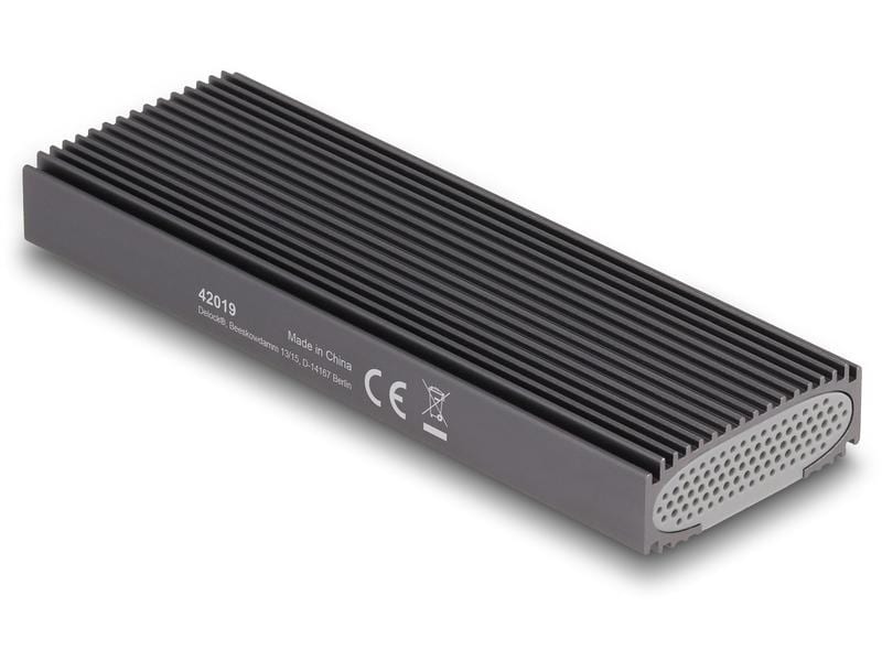 Delock Externes Gehäuse M.2 NVMe PCIe & SATA SSD zu USB 3.1 Externes USB Type-C Combo Gehäuse für M.2 NVMe PCIe oder SATA SSD werkzeugfrei