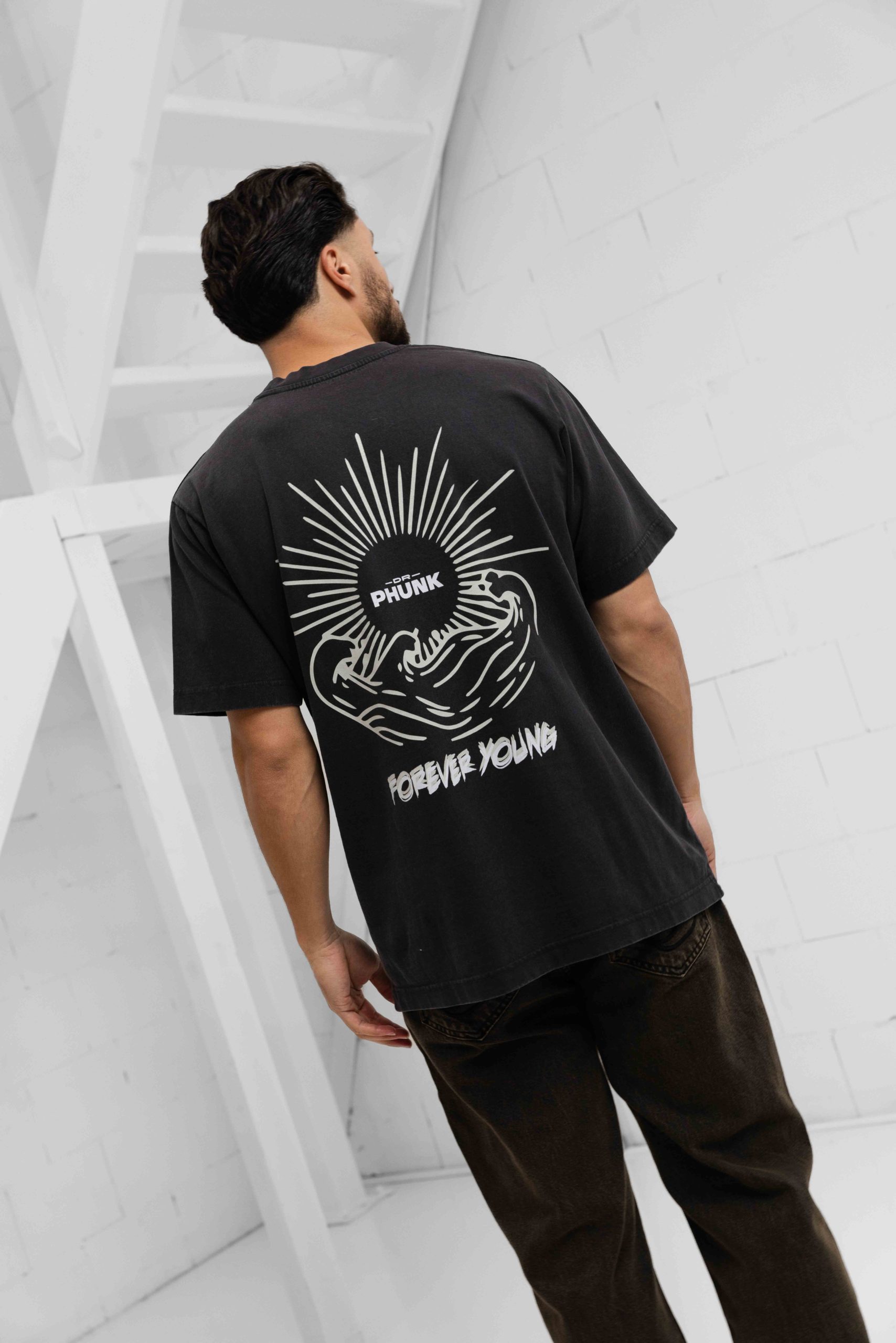 Enfance Dr.Phunk T-Shirt Heren Zwart