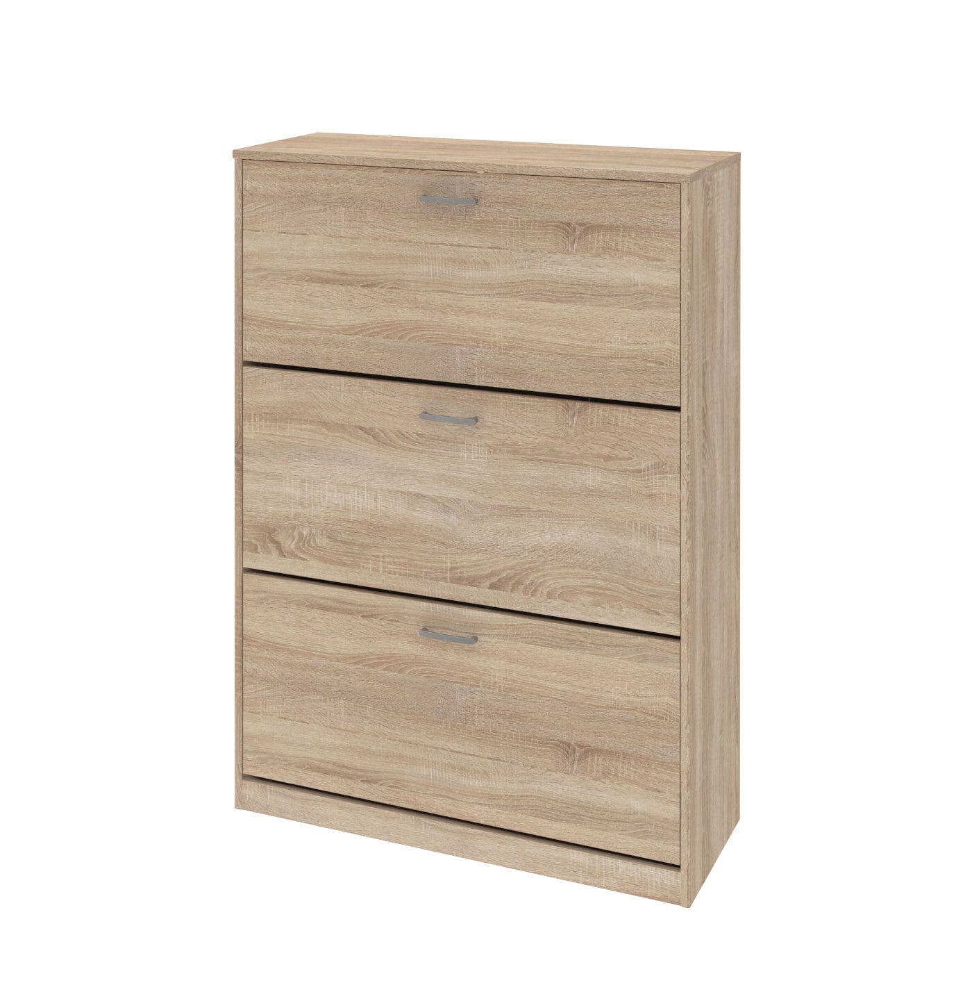 Schuhschrank Mega Typ 94 Eiche Sägerau-Dekor 87x124x37 cm