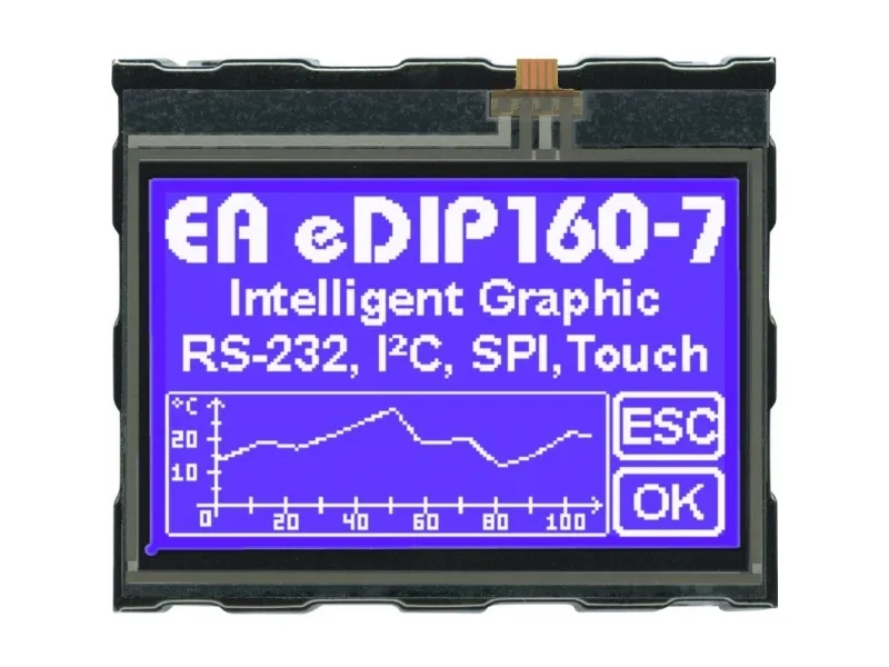 DISPLAY VISIONS LC-display (B x H x T) 81.5 x 67.5 x 13.6 mm