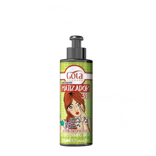 Gota Dourada Matizador 3D Vermelho Intenso 120ml