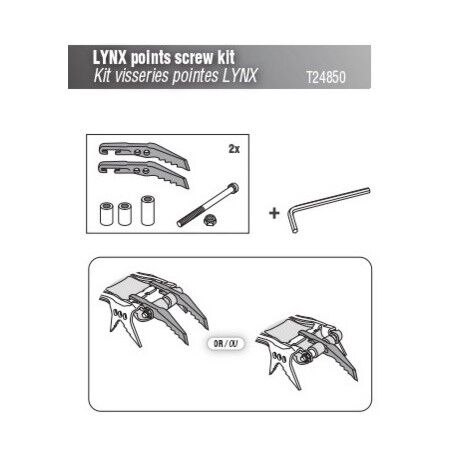 Kit visserie pour crampons Lynx