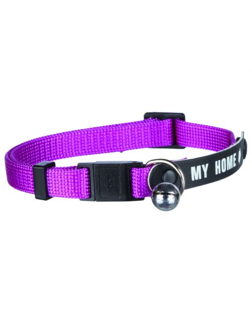 Trixie Halsband Met Adreslabel - Kattenhalsband - 21 cm Multi-Color