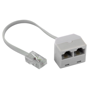 Q-Link telefoon splitter modulair ADSL wit