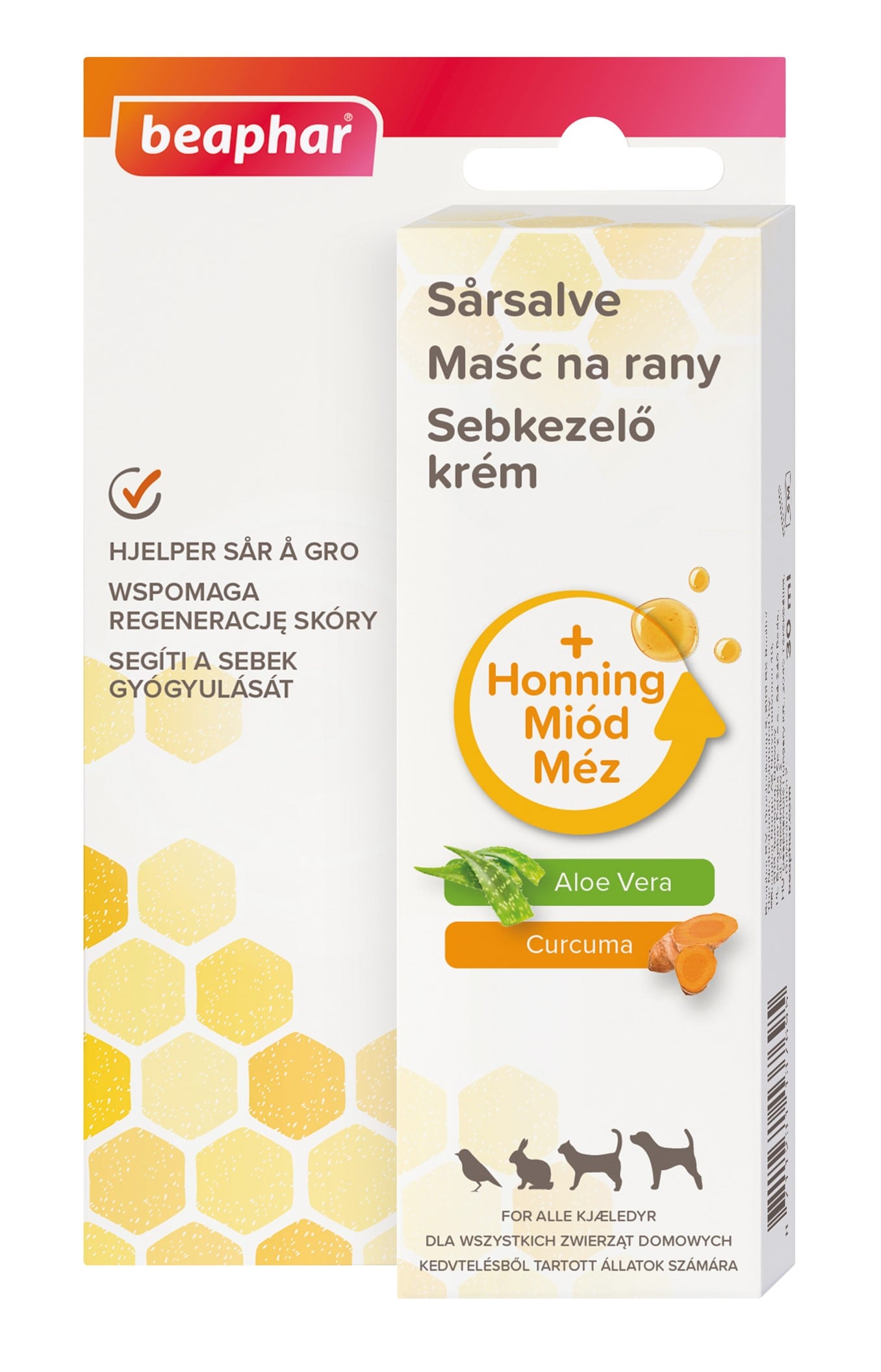 Beaphar sårsalve<br>Lindrer, beskytter og helbreder!