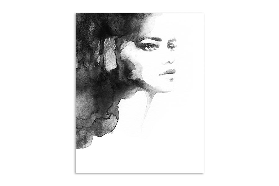 Lady of light poster 40x50 cm.