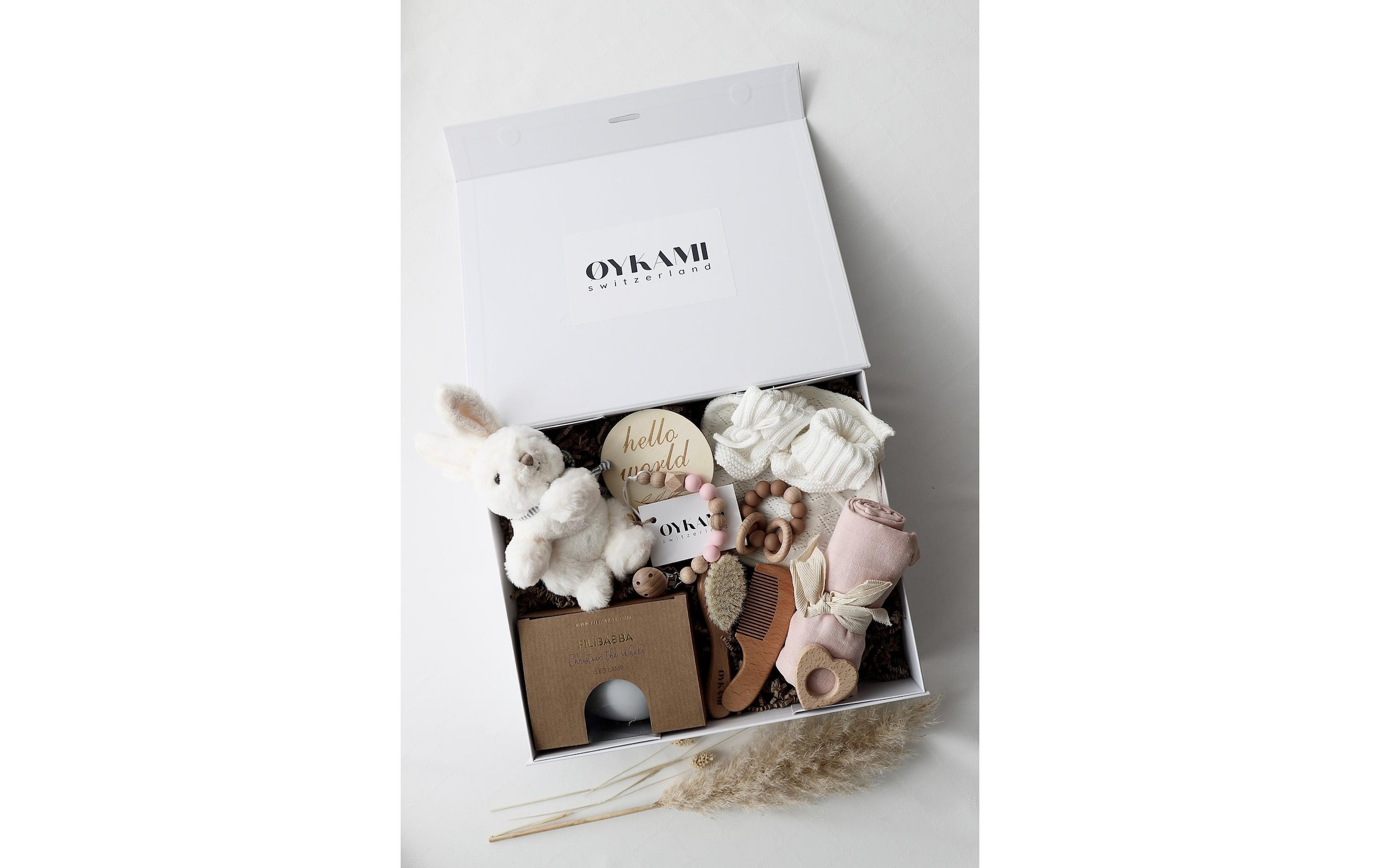 Babypflege-Set »Oykami Paris Hase« Holzart: Buche (Fagus sylvatica) - China