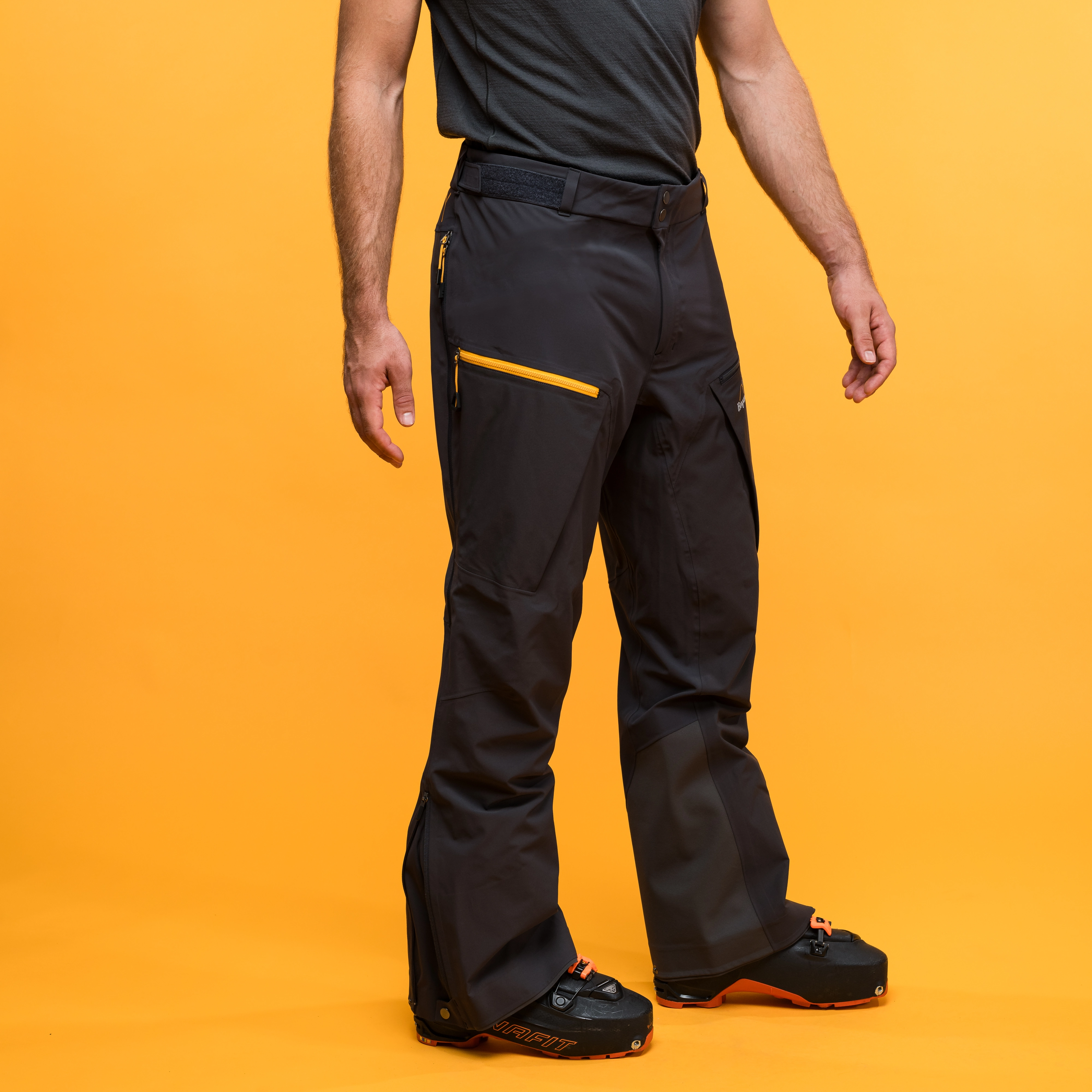 Y MountainLine Hybrid Softshell Pants Men Dark Shadow Grey