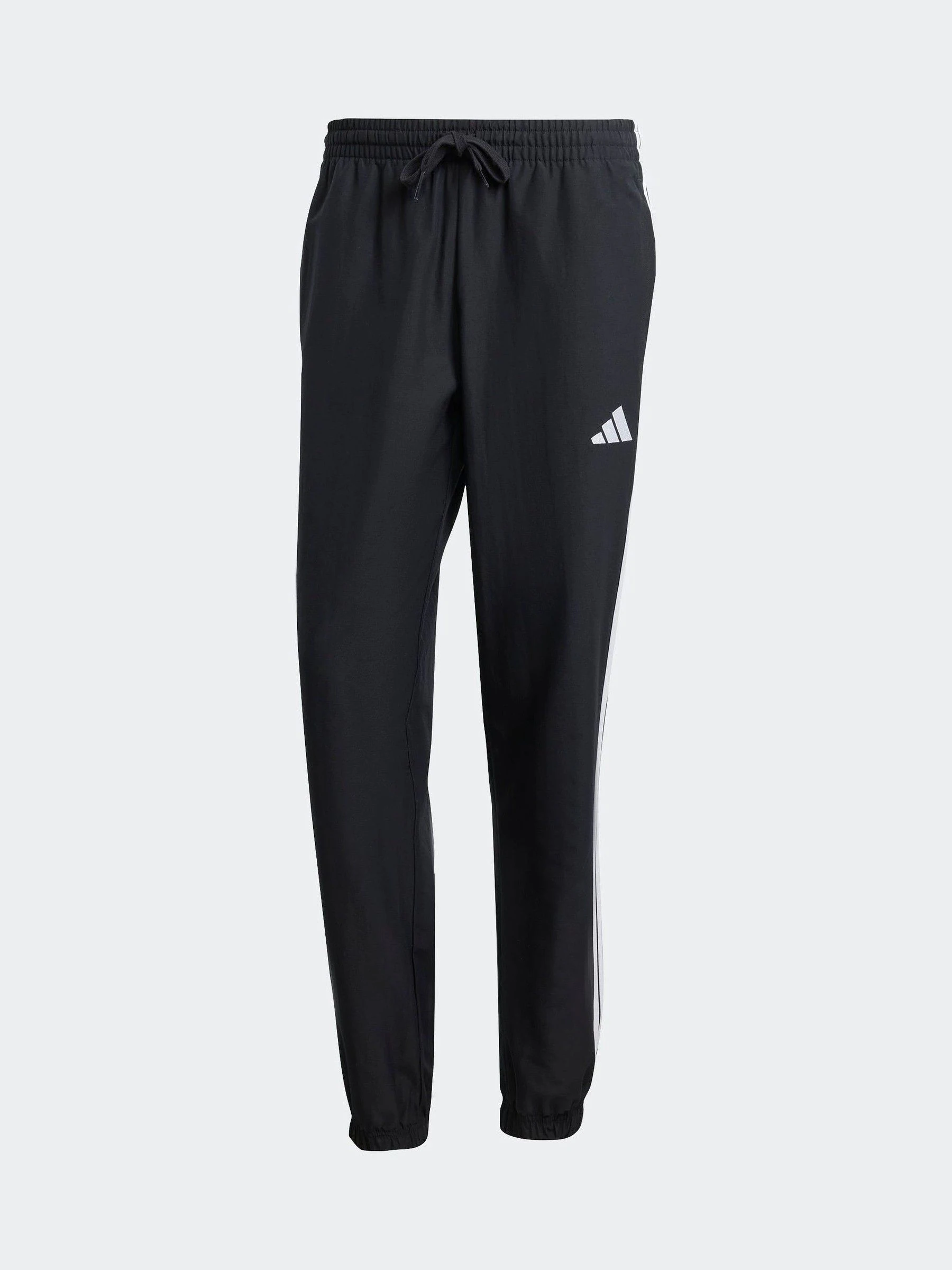 Zwart - adidas Sportswear Basic 3-Stripes Woven Tracksuit