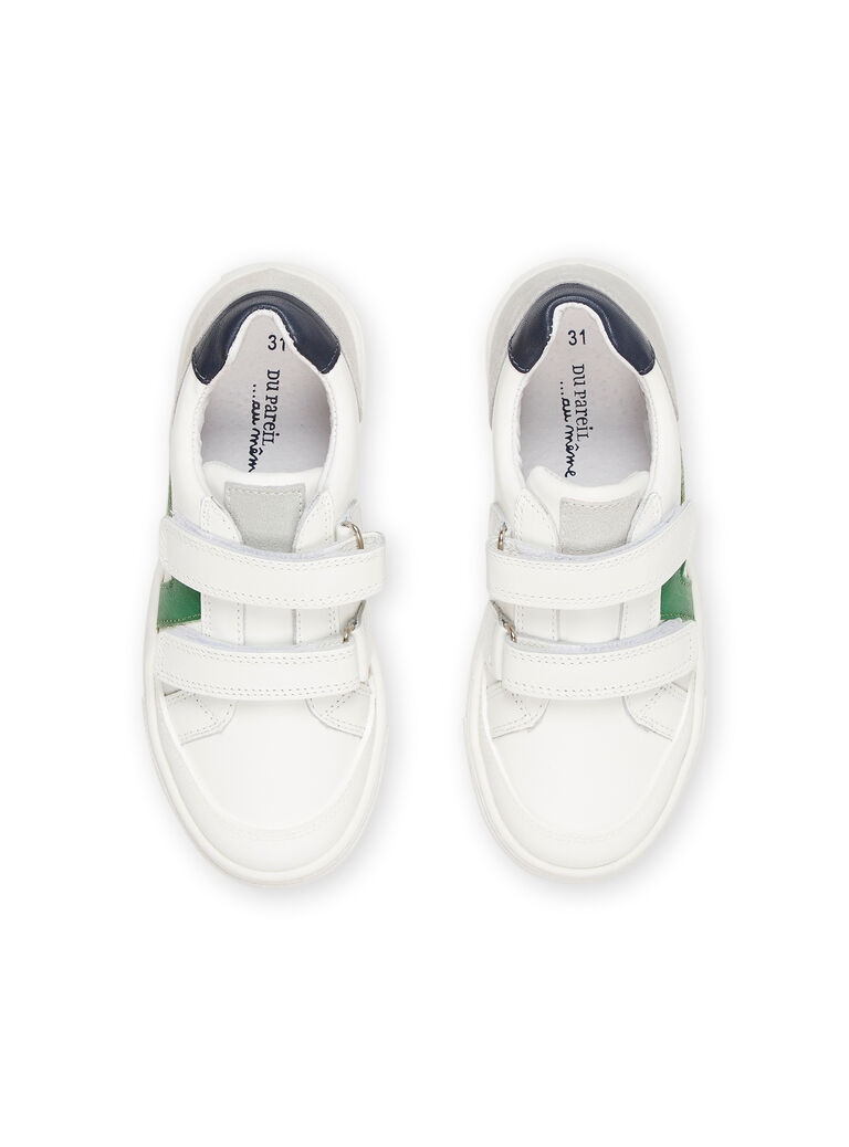 Baskets en cuir