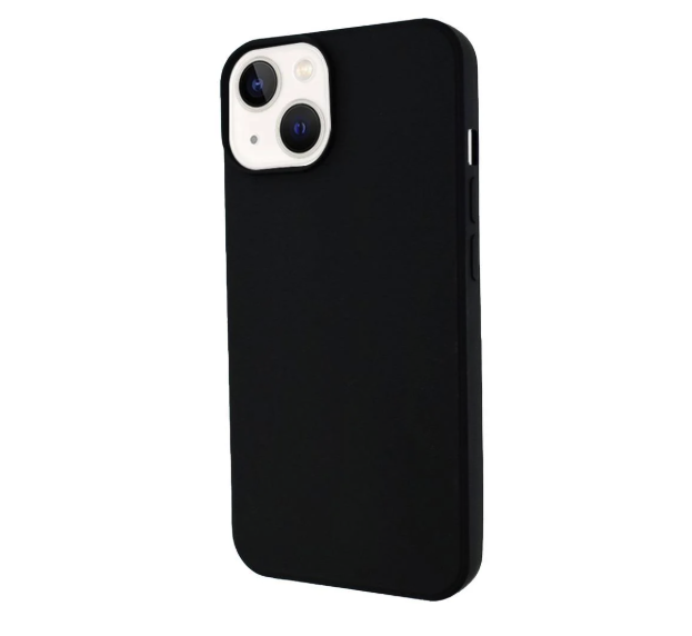 iPhone 15 TPU Gummi Case Hülle Pankow Soft Texturiert (11020) - Schwarz