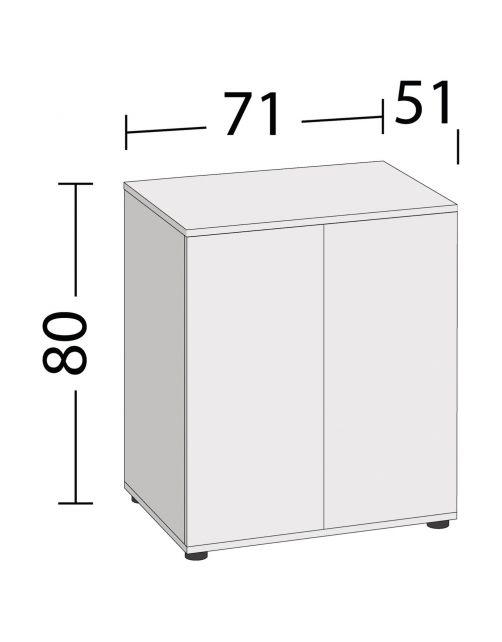Juwel Kast Lido 200 Sbx 71x51x80 cm - Aquariummeubel