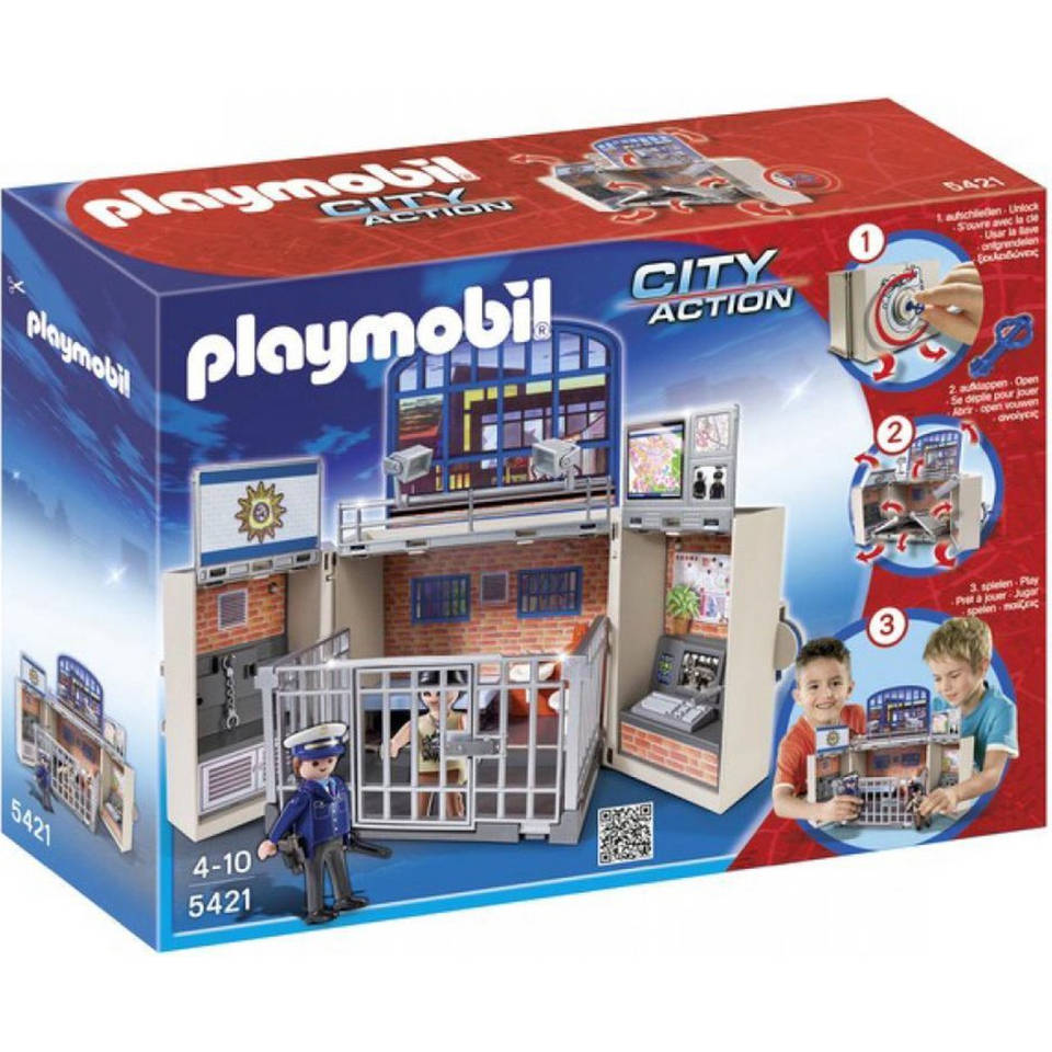 PLAYMOBIL City Action speelbox politiestation 5421