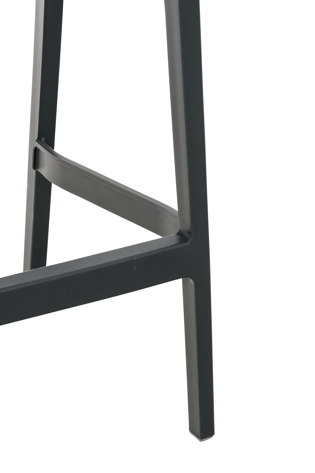 CLP 2er Set Outdoor-Barhocker Ares Mit Fußstütze I Stapelbare Tresenhocker In Rattan-Optik