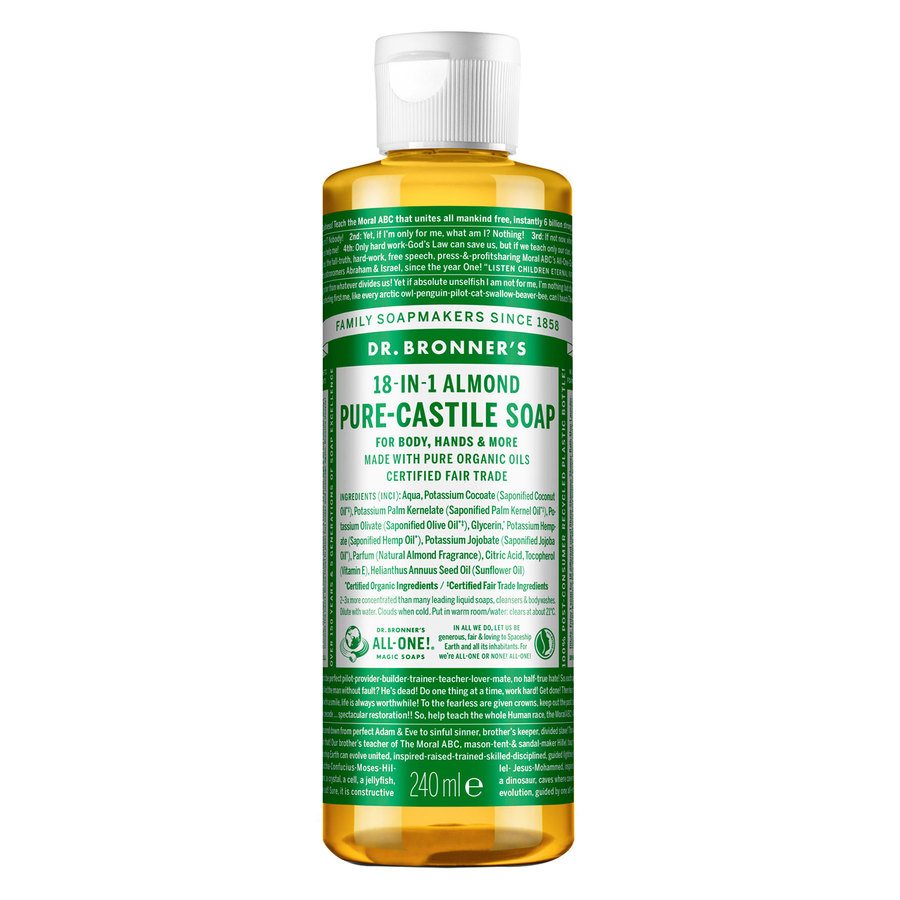 Dr. Bronner 18-In-1 Almond Pure Castile Soap 240ml
