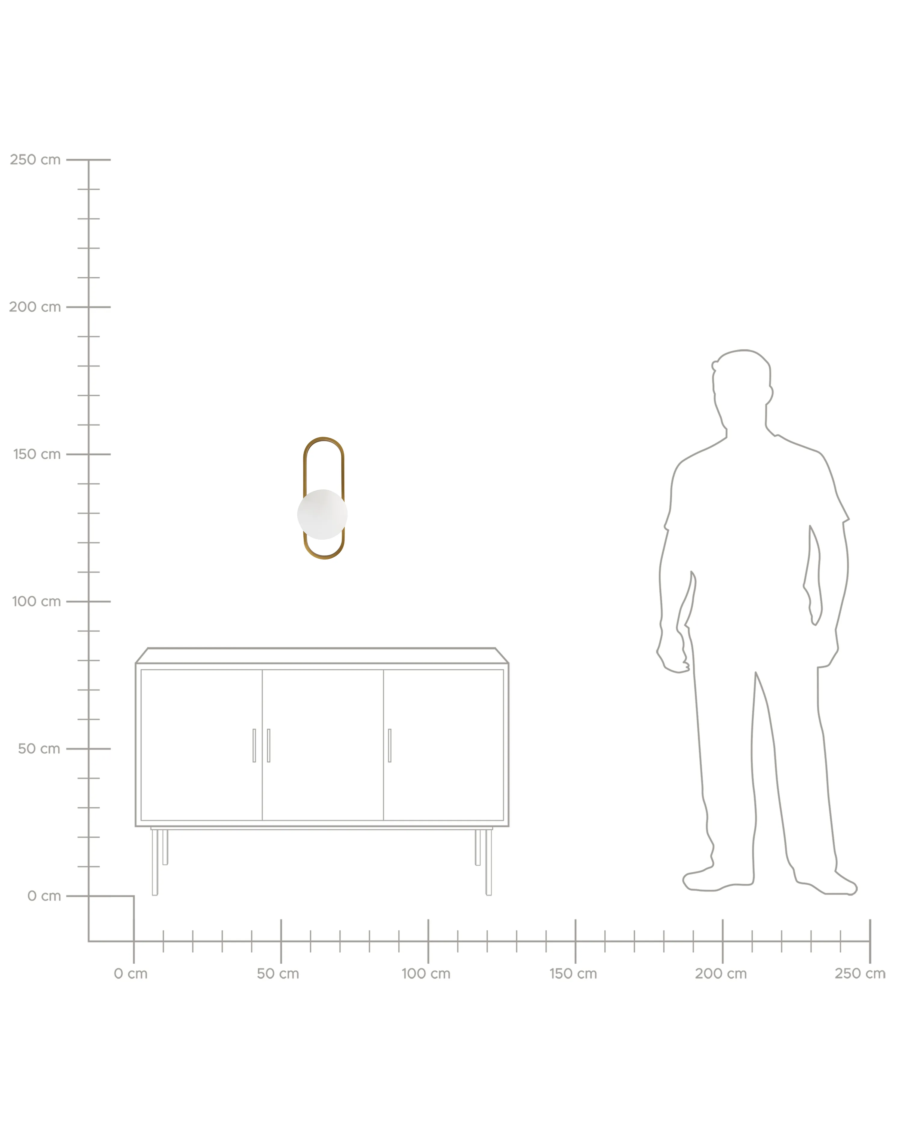 Wandlamp VARDI Metaal Goud