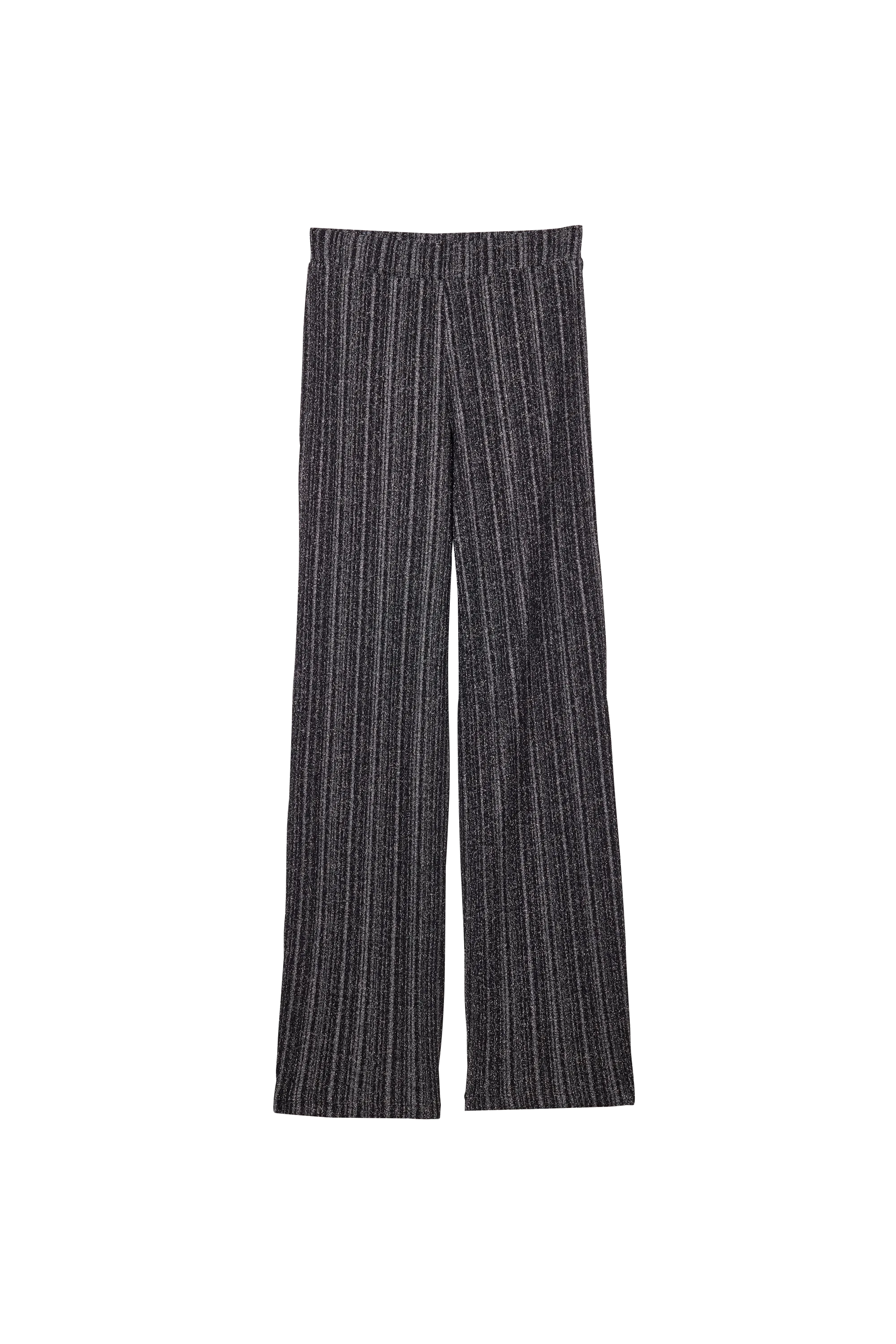 NOISY MAY Pantalon en maille ELZA Argent
