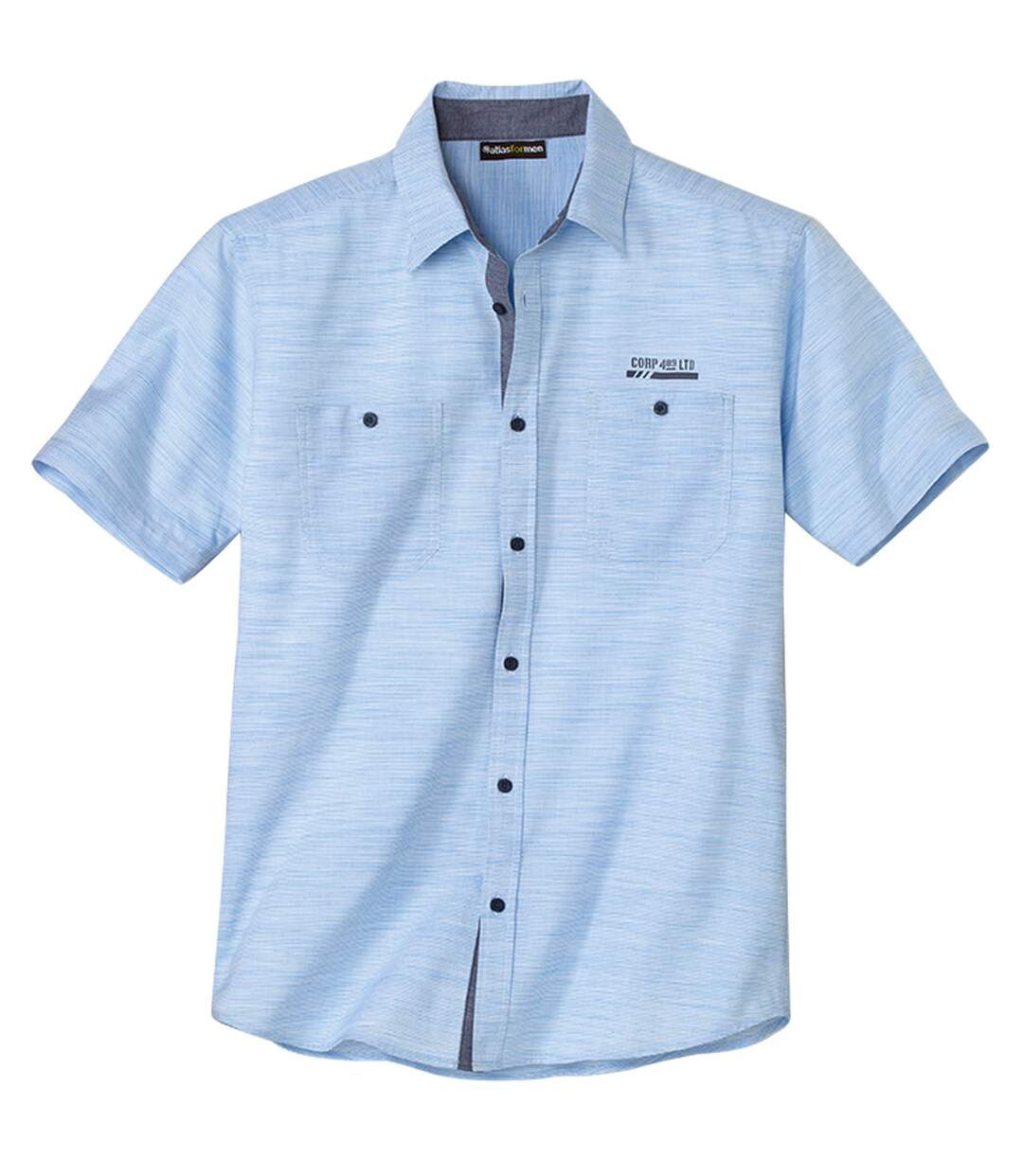 Chemise Pilote Rayée Méditerranée