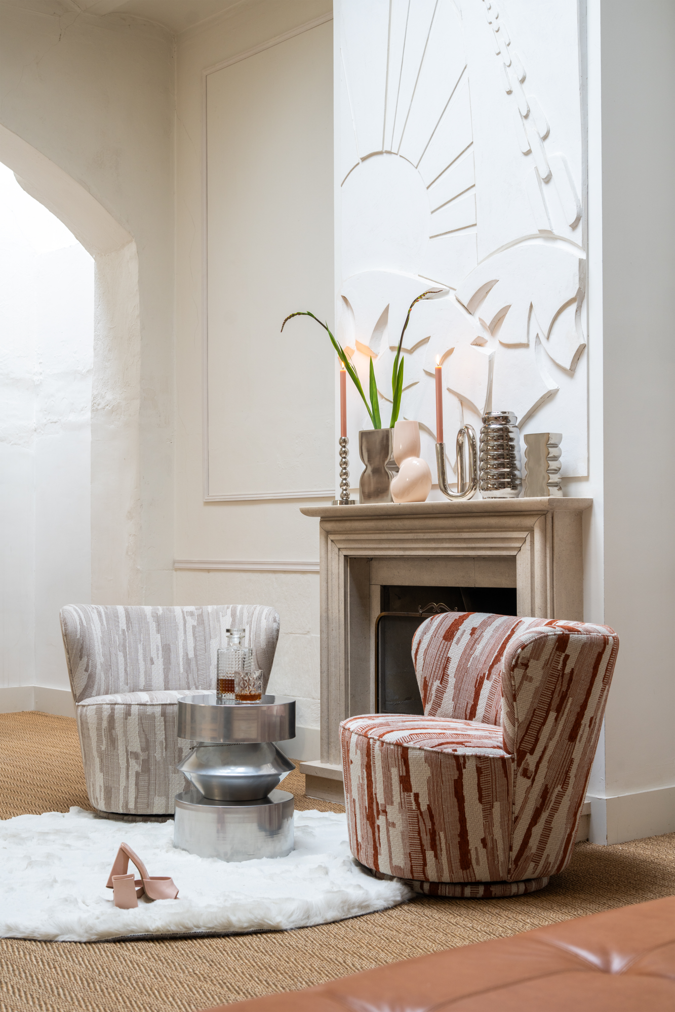 Fauteuil Lauren natural