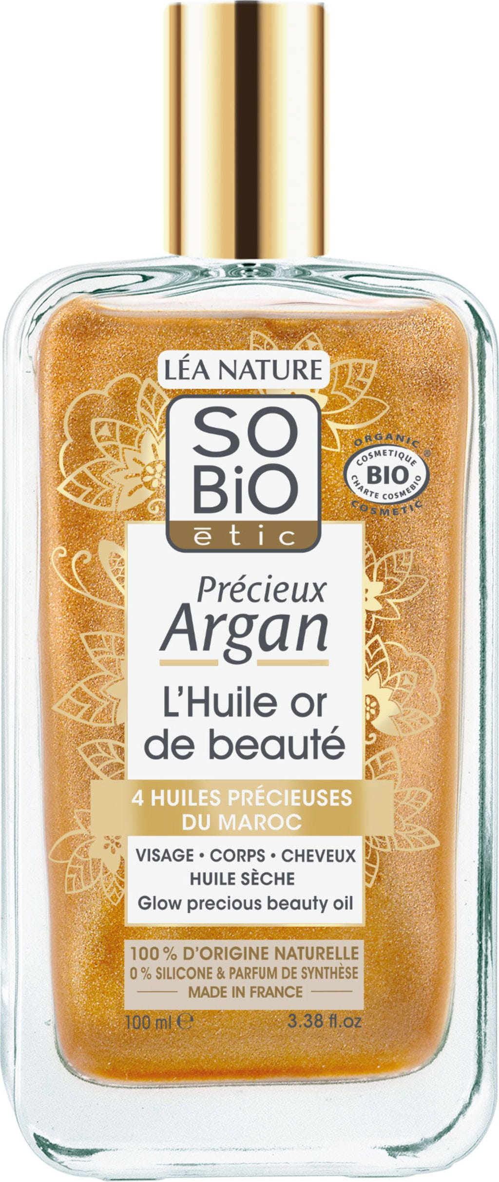 LÉA NATURE SO BiO étic  Goldenes Schönheitsöl, 100 ml