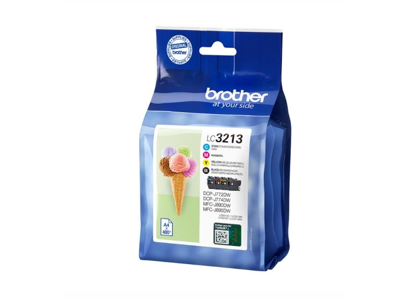 Brother Tintenset LC-3213VAL  Black/Cyan/Magenta/Yellow Tinte, Black, Cyan, Magenta, Yellow