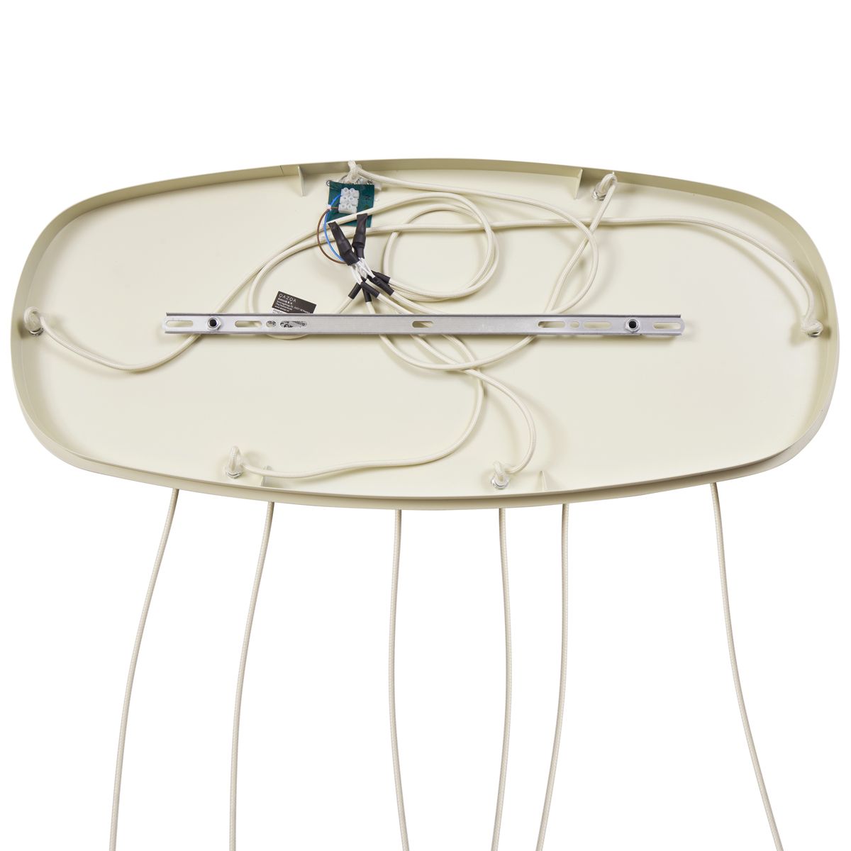 Scandinavische hanglamp creme 6-lichts - Biles